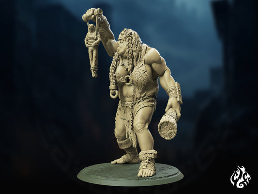 Female Hill Giant (Digital, STL files)