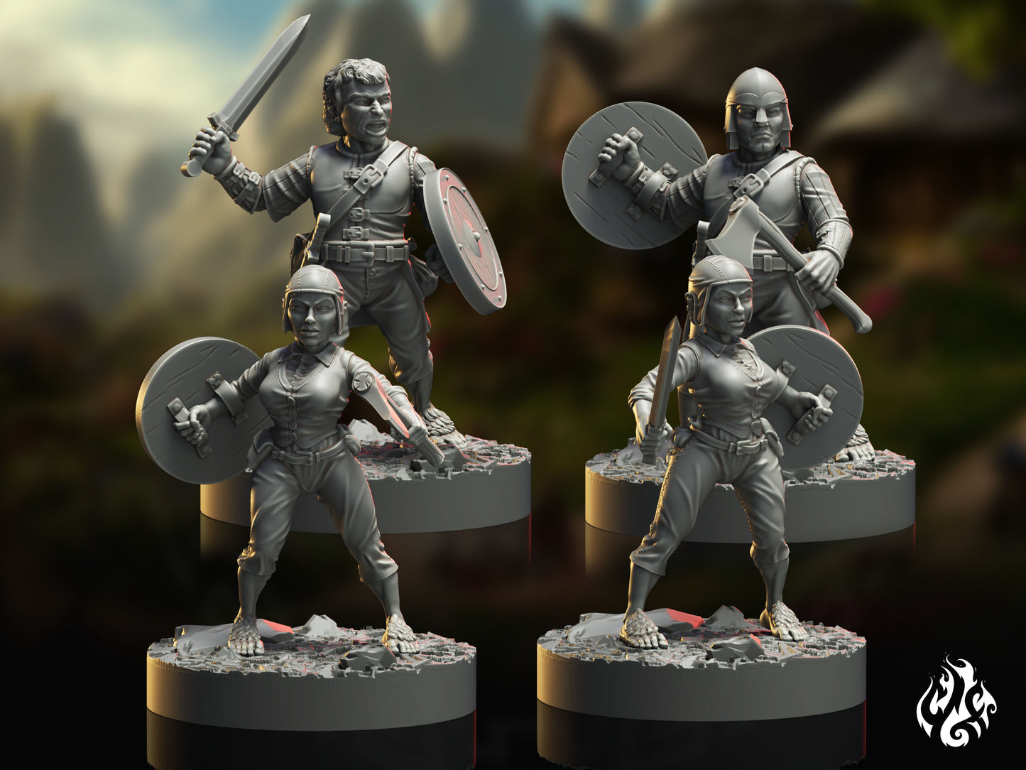 Paysans armés Hobbit