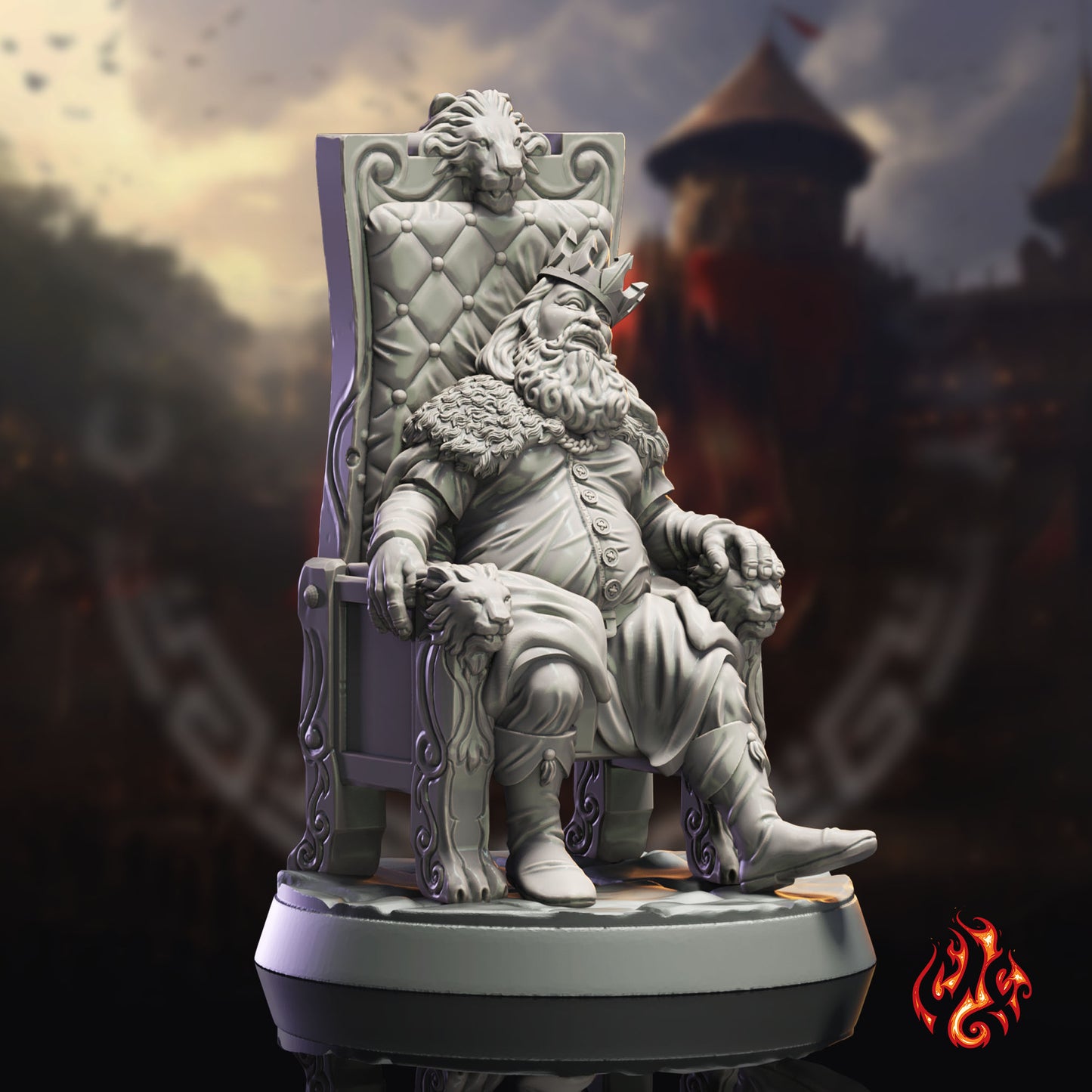 Le roi Edric vivant et mort