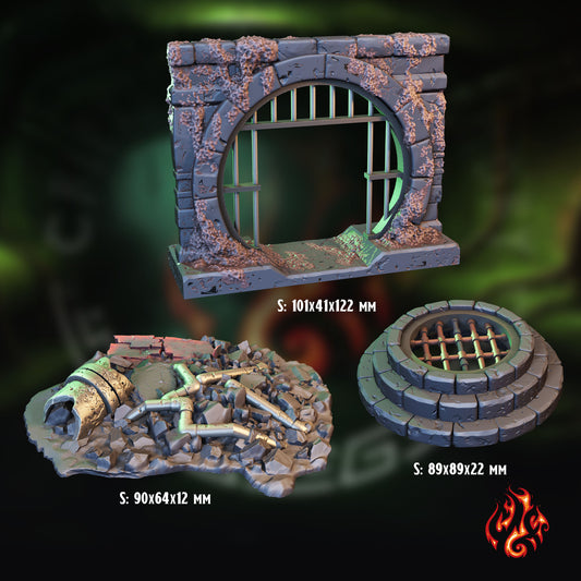 Sewer Entrances set