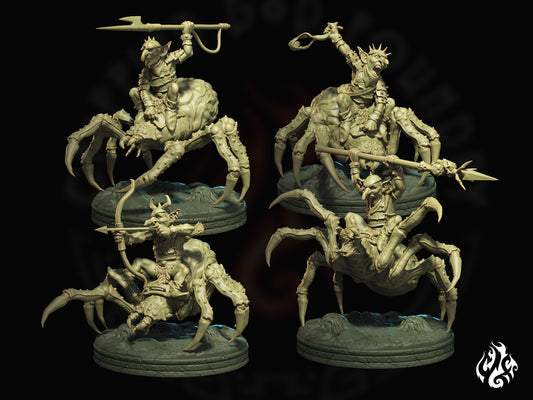 Cavaliers gobelins arachnides