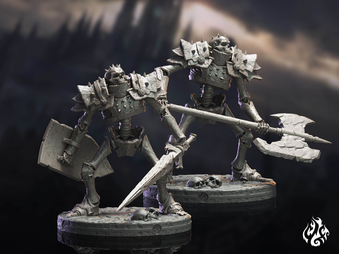 Écuyers squelettes