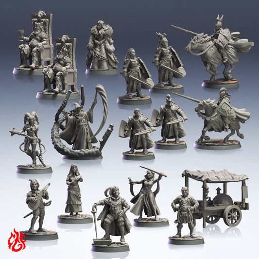 Jousting Arena Heroes and Npcs