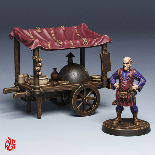 Thomas The Cook and Food cart