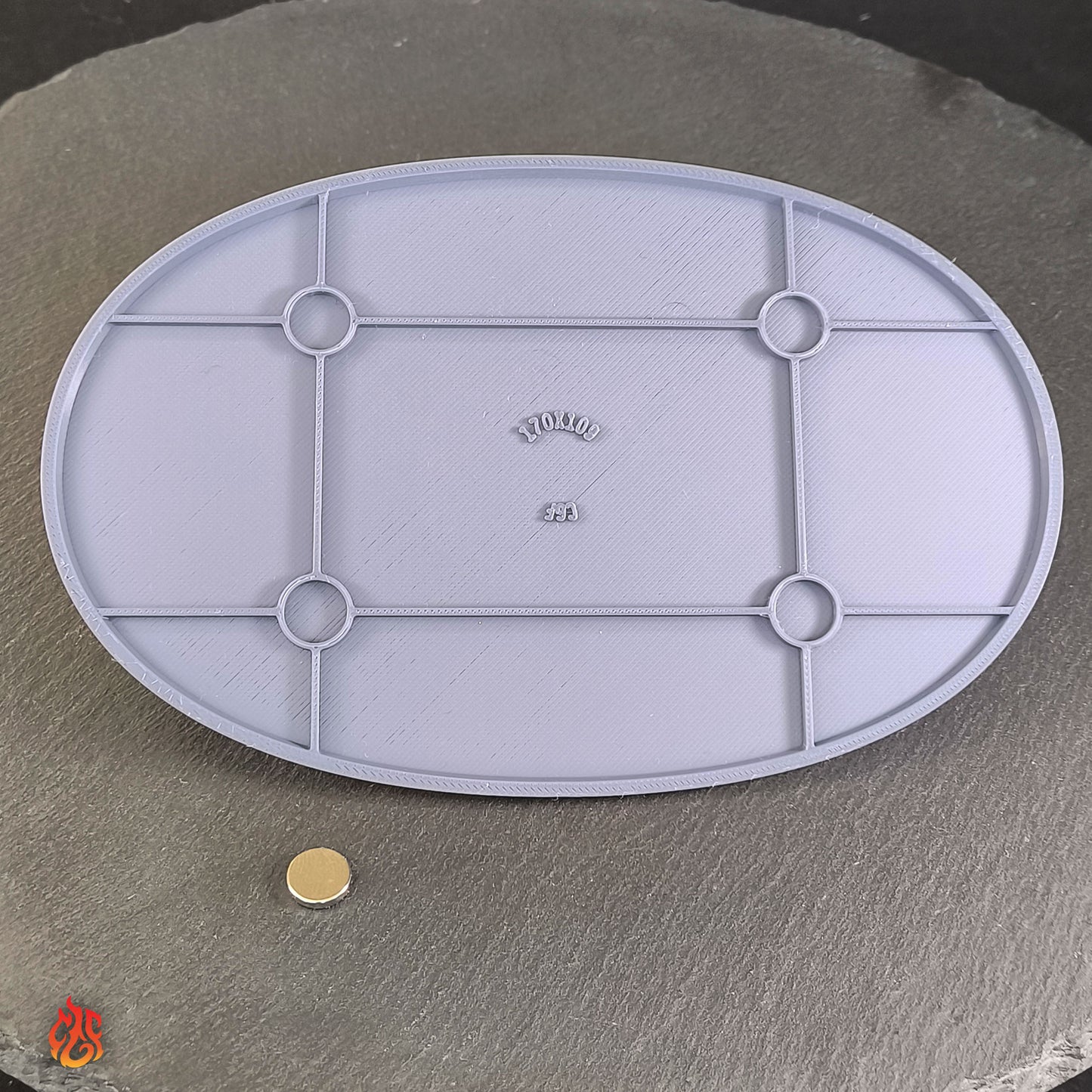 10 bases en blanco de 28,5 mm