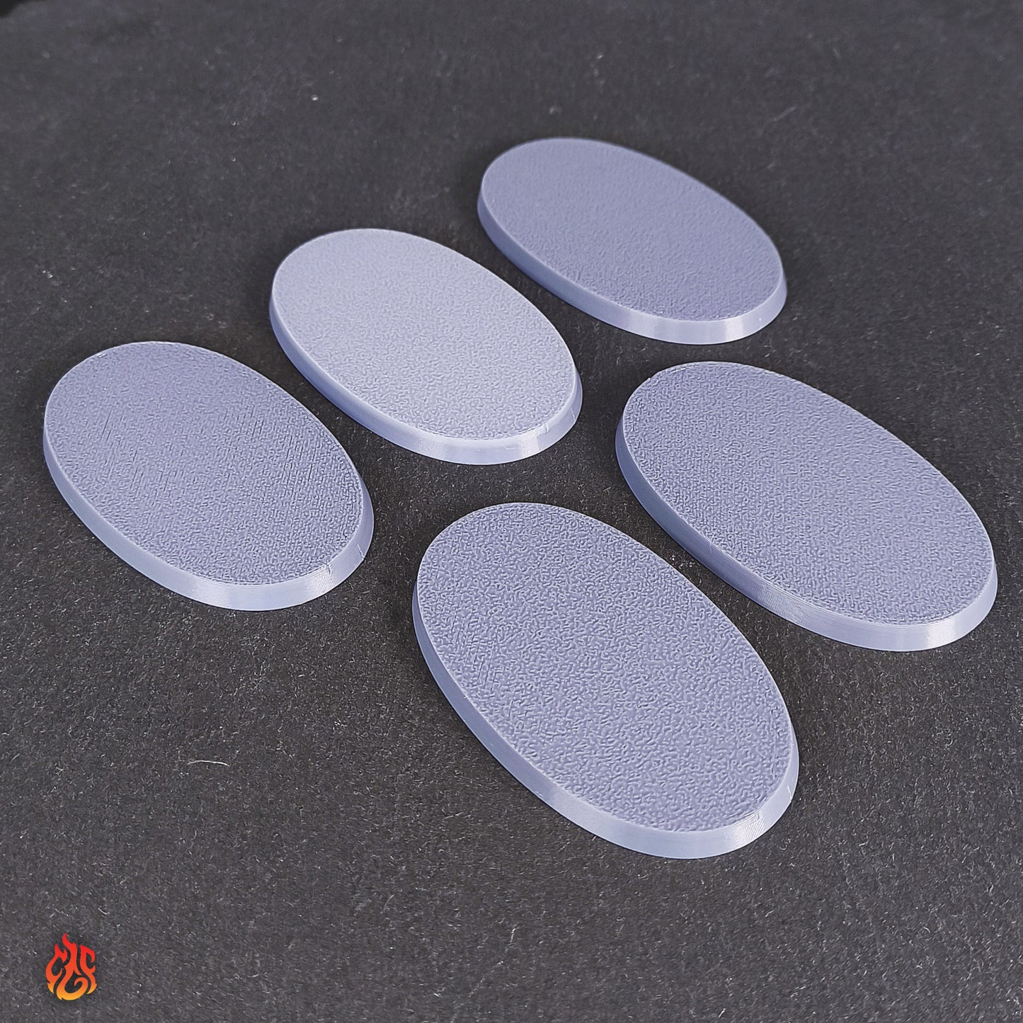 10 bases en blanco de 28,5 mm