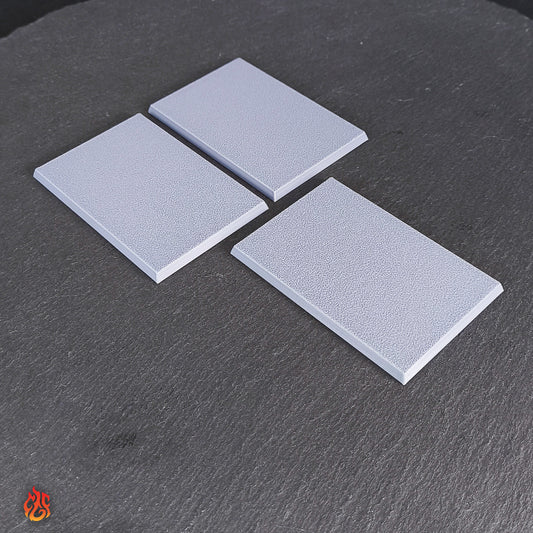 Rectangle Base 50x75mm pack (3)