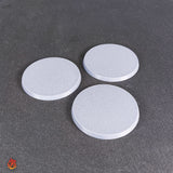 10 bases en blanco de 28,5 mm