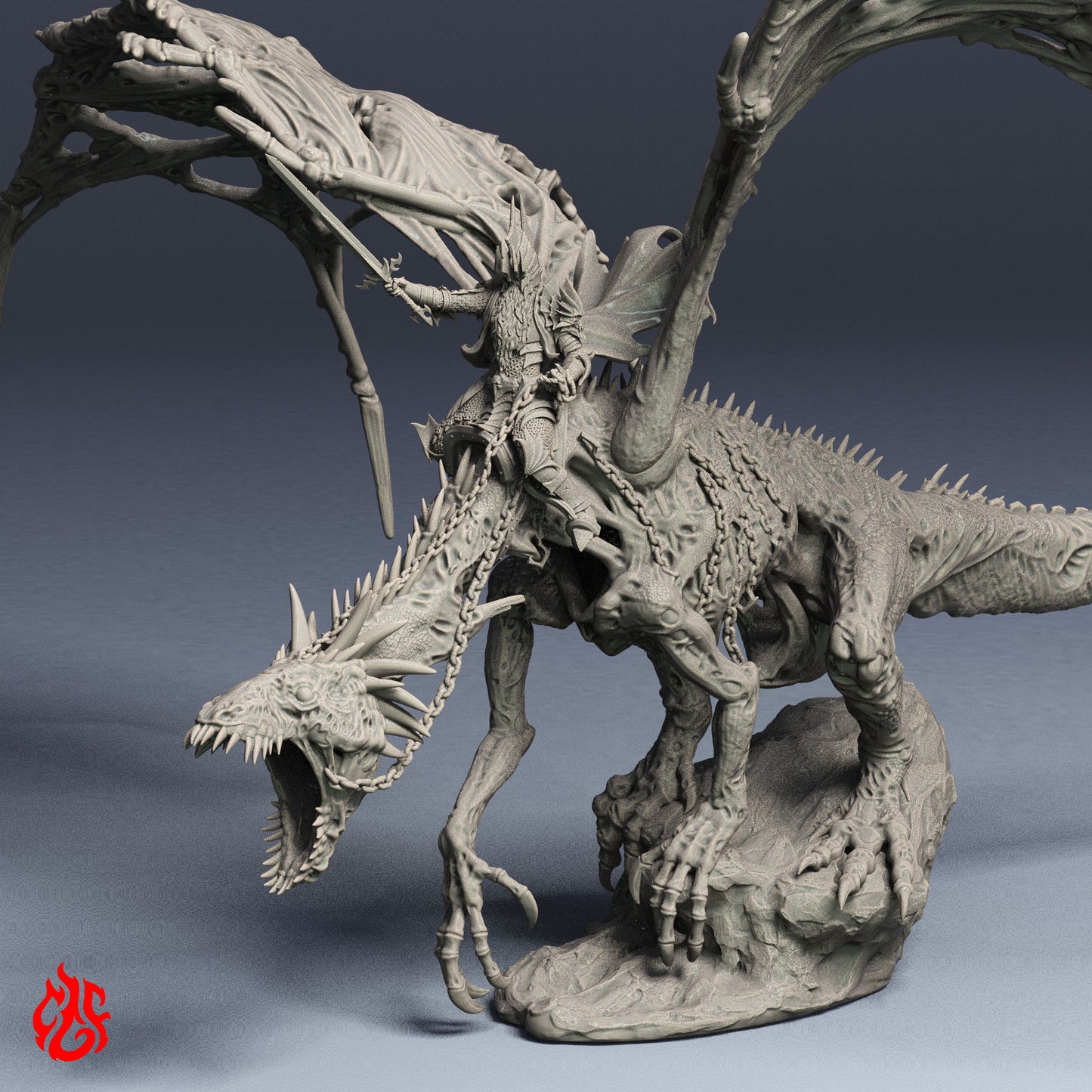 Ghost King (Ghost Dragon Mounted  Version)