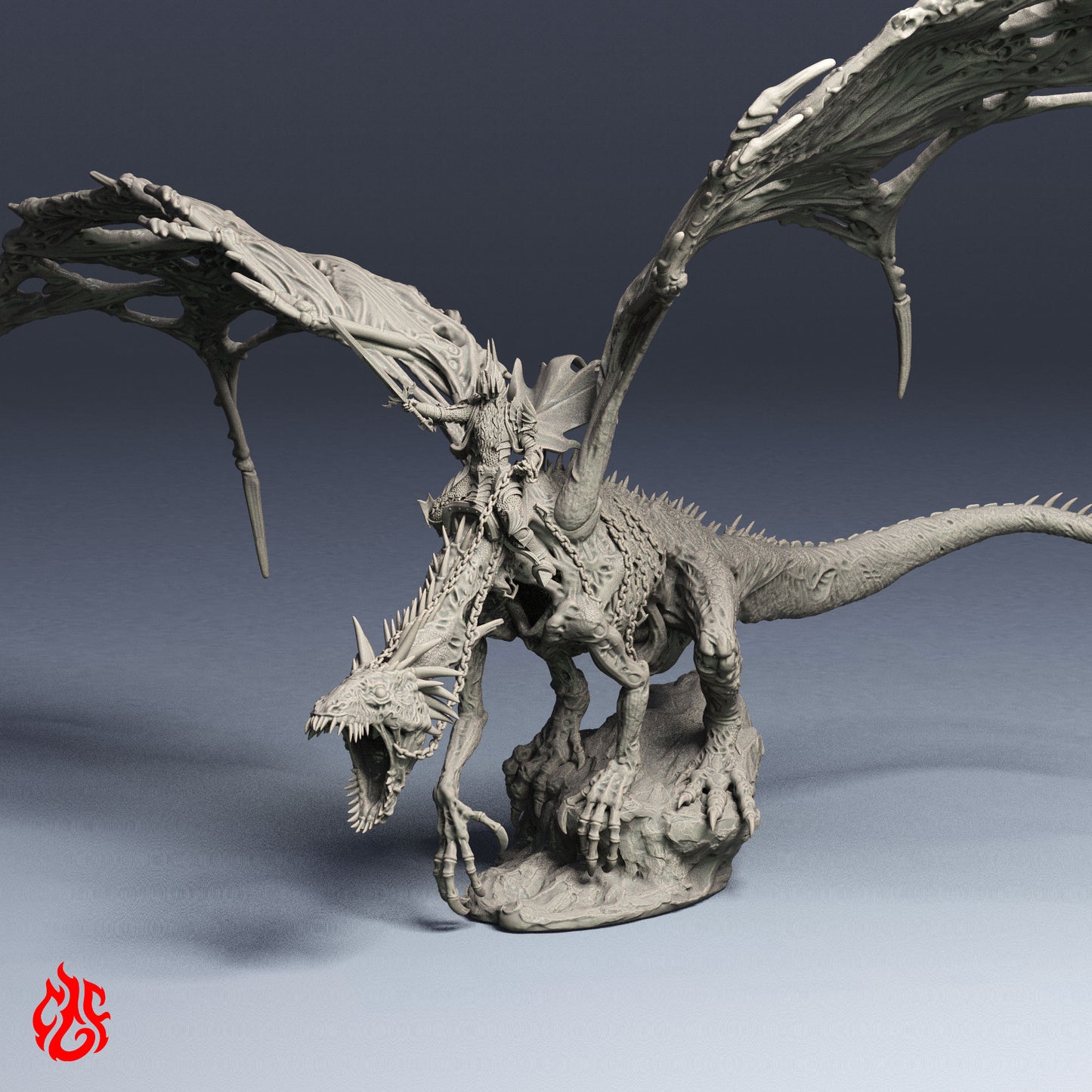 Ghost King (Ghost Dragon Mounted  Version)