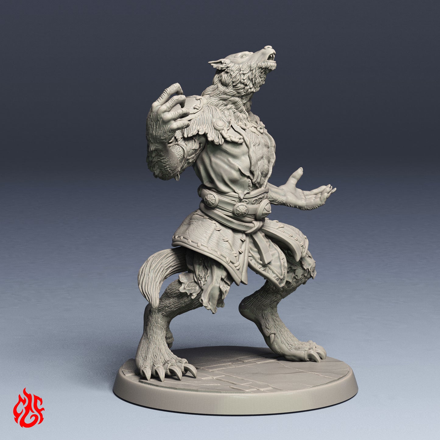 Morginn the Druid, Werewolf form