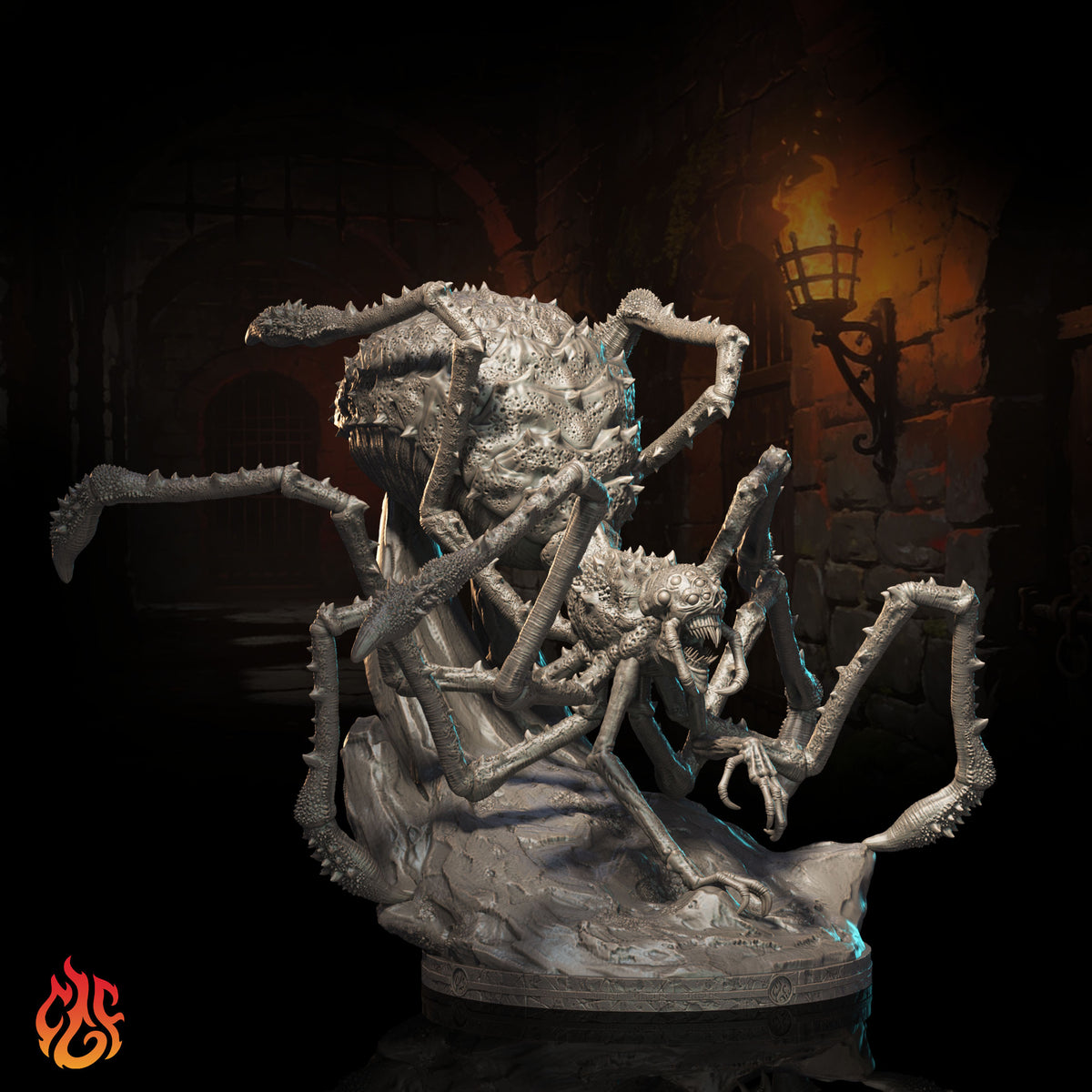 Deep horror spider (Digital, STL files)
