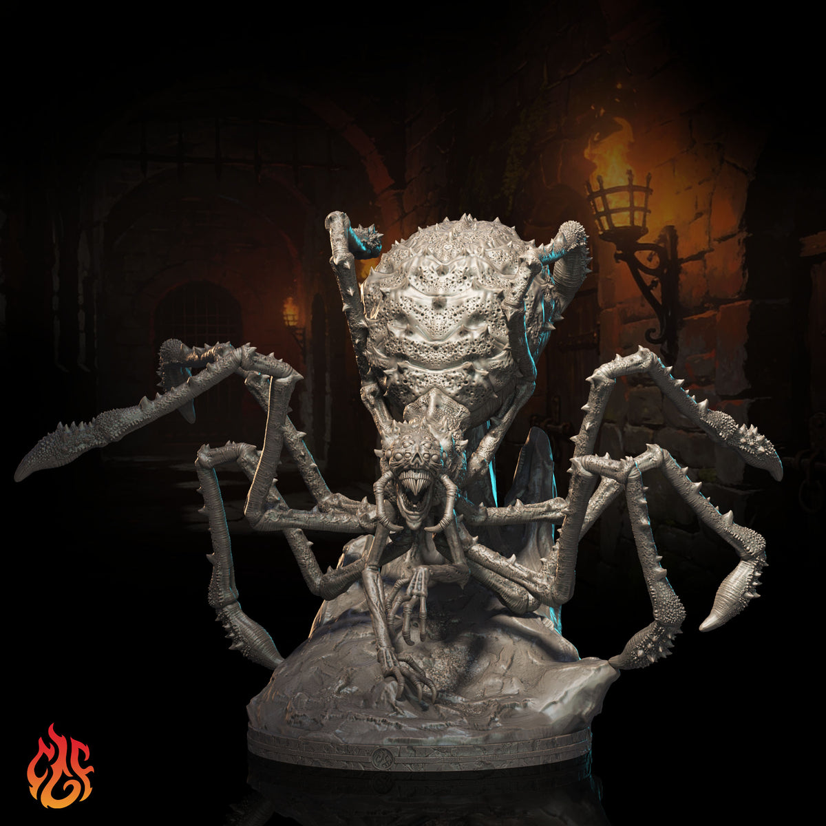 Deep horror spider (Digital, STL files)