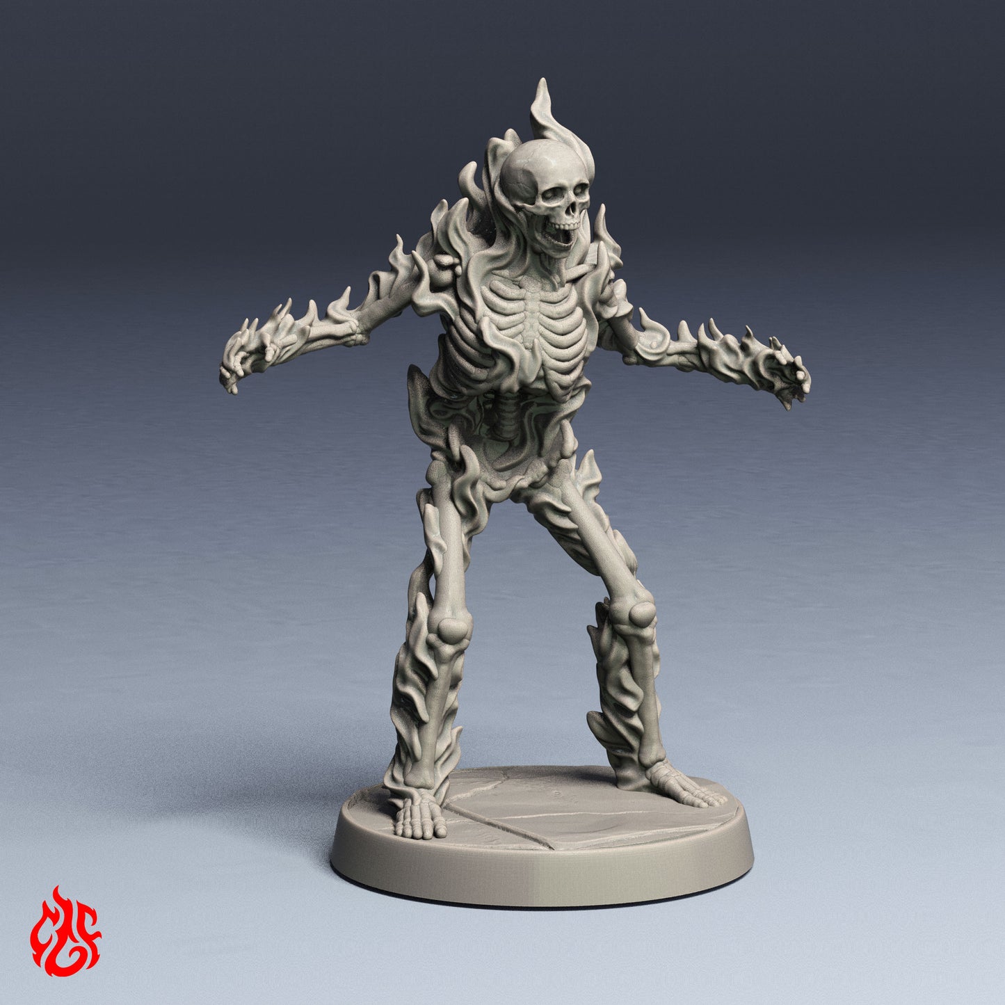 Burning Skeleton