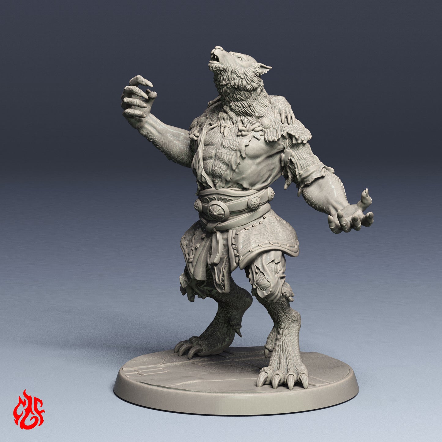 Morginn the Druid, Werewolf form