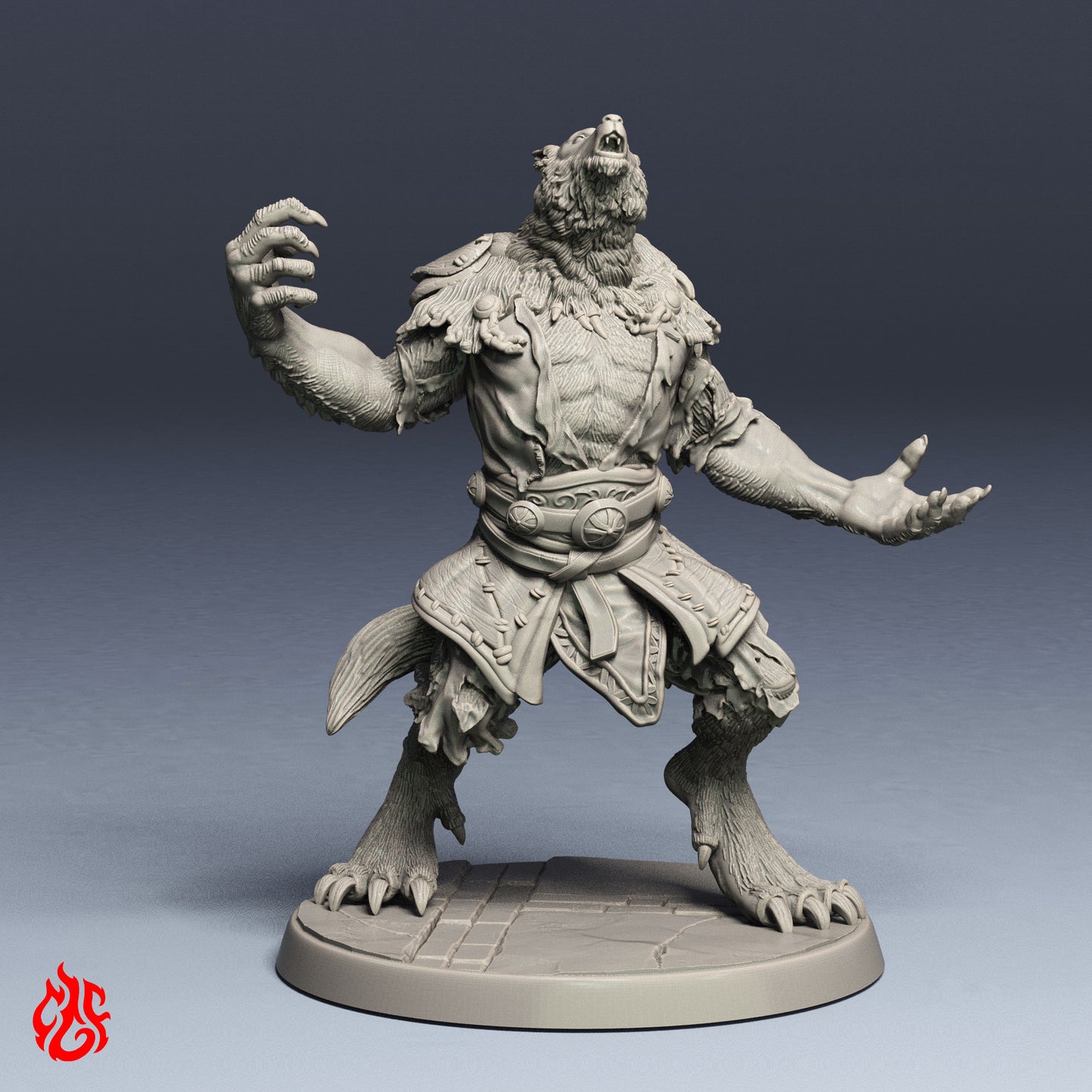 Morginn the Druid, Werewolf form