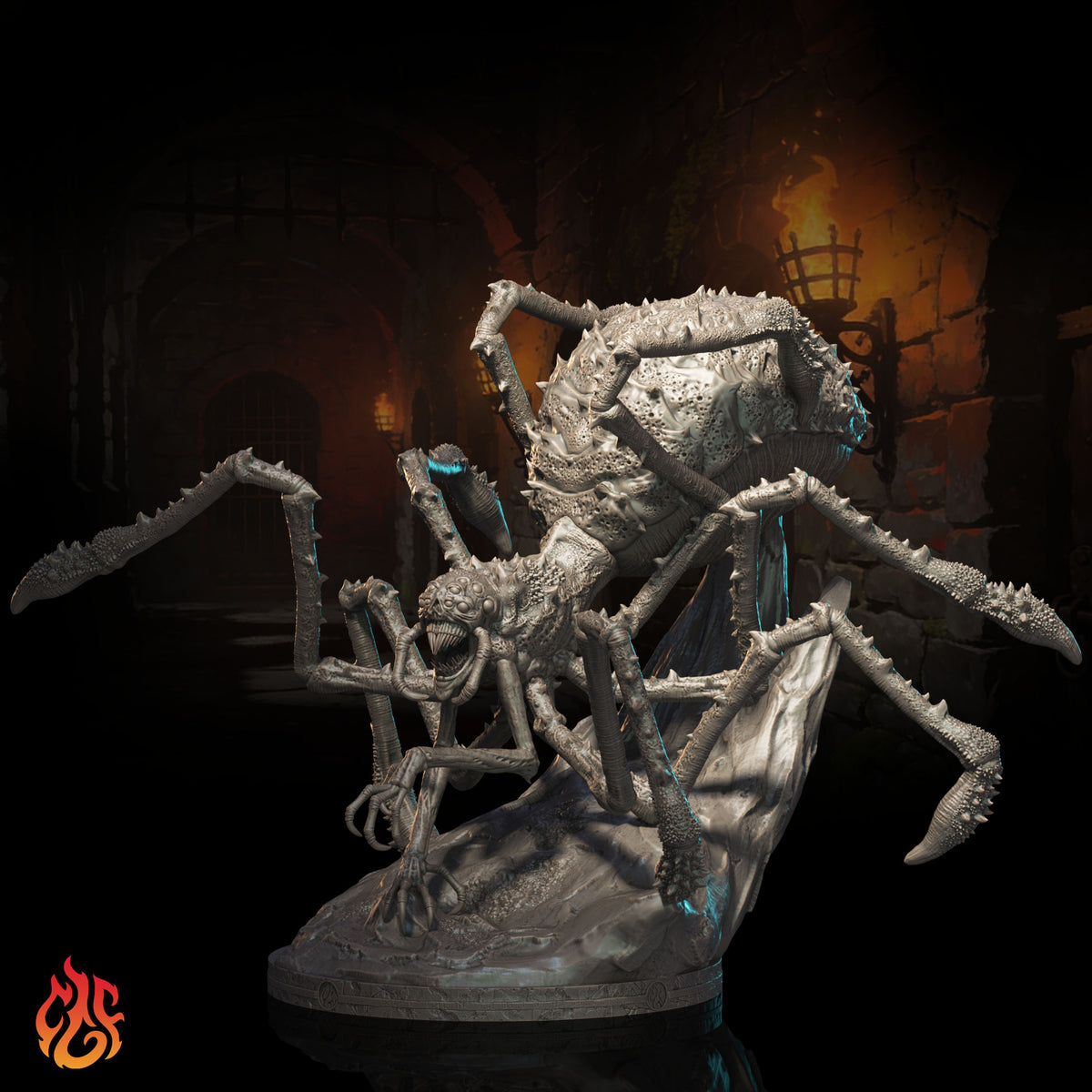 Deep horror spider (Digital, STL files)