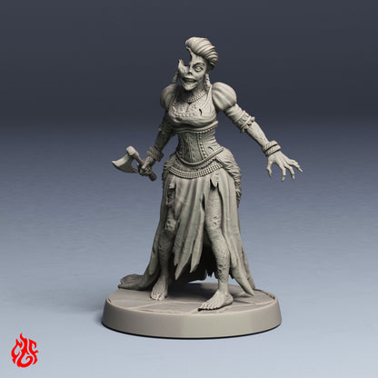 Mourners, female zombies