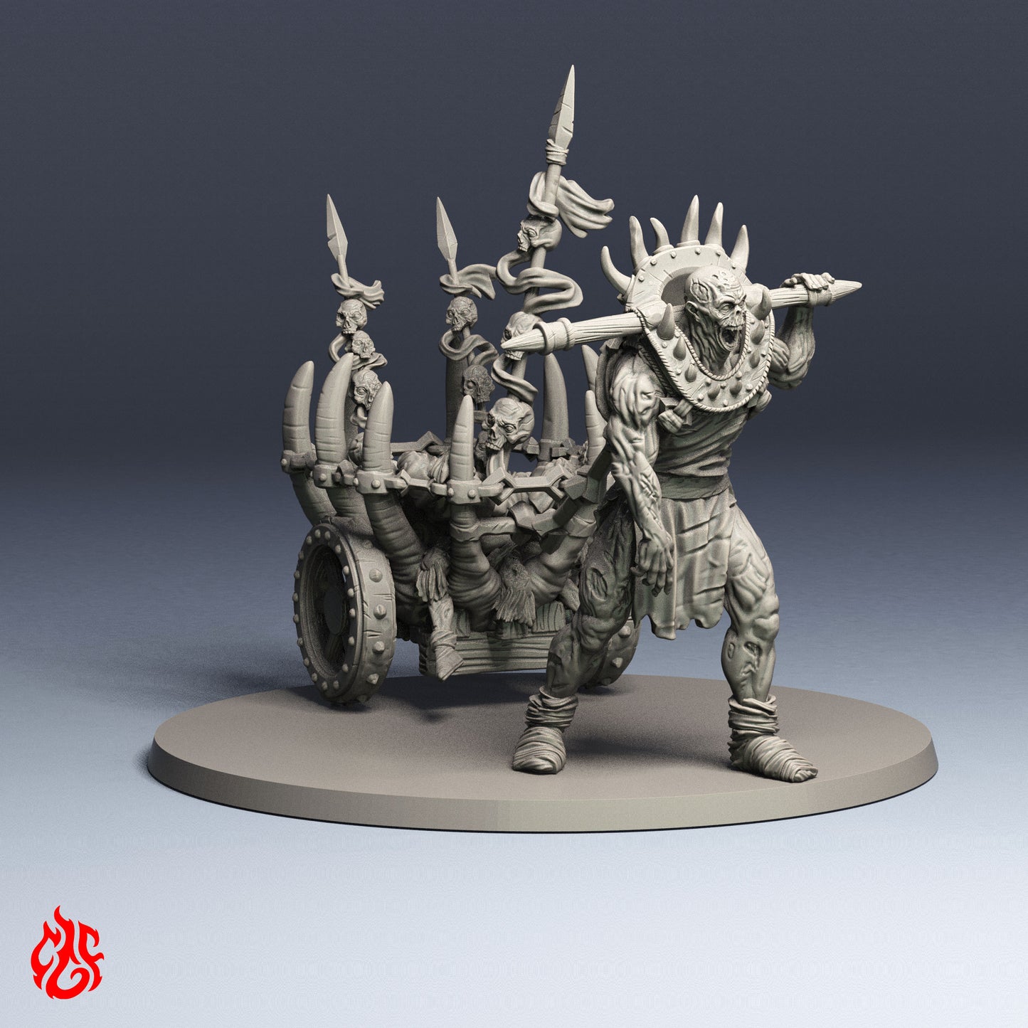 The exhumed, corpse gatherer