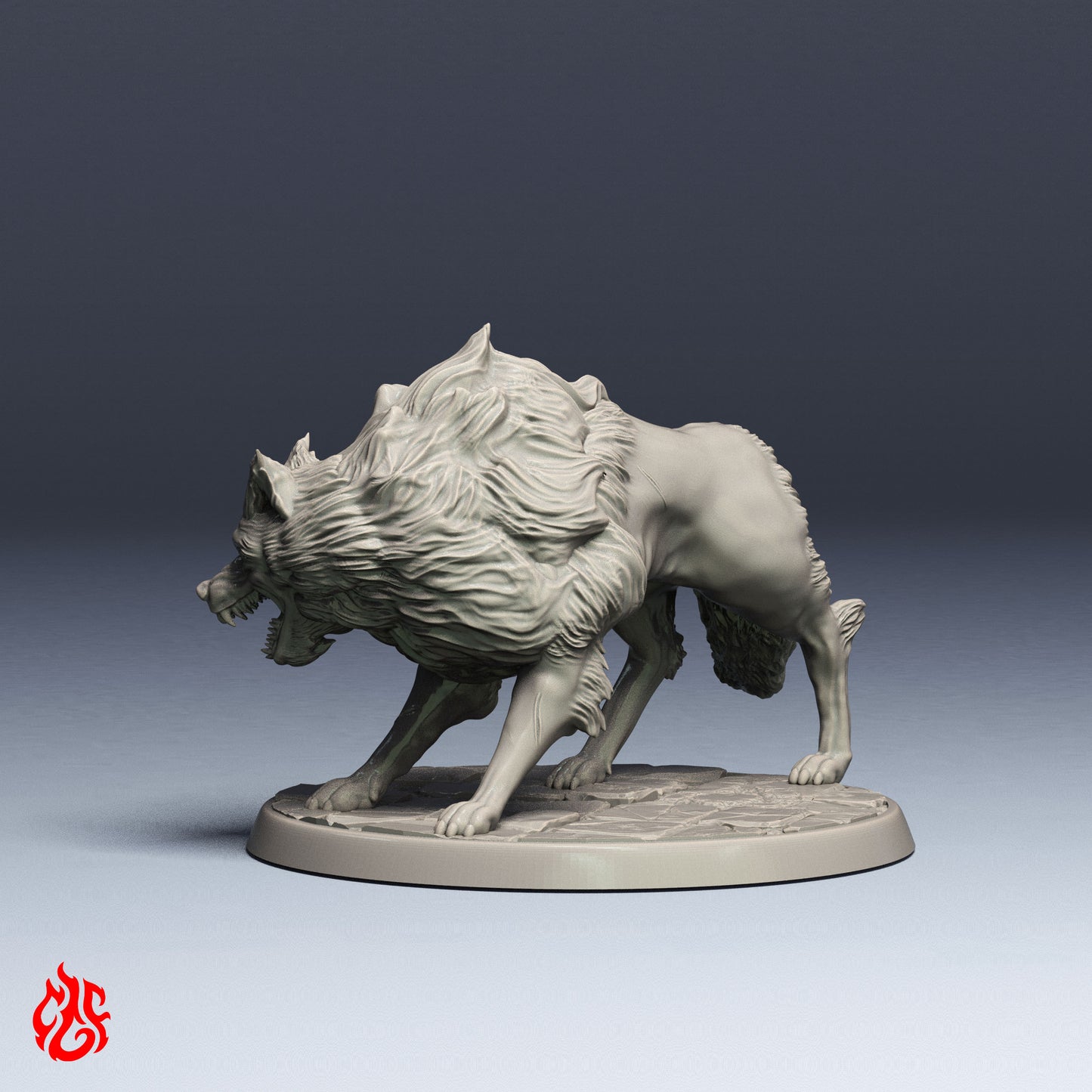 Beathan dire wolf form