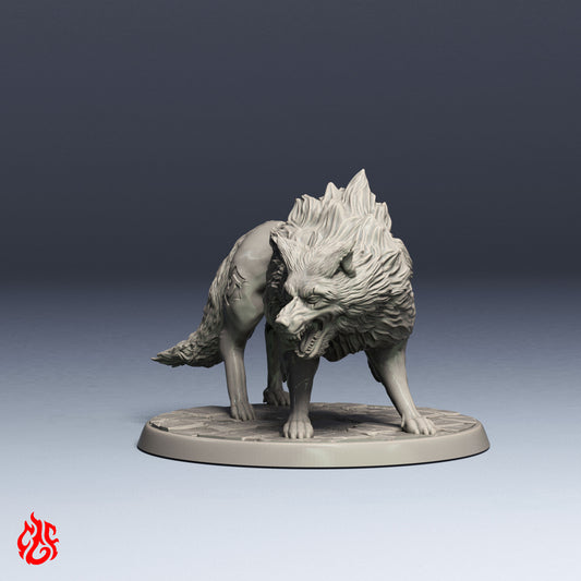 Beathan dire wolf form