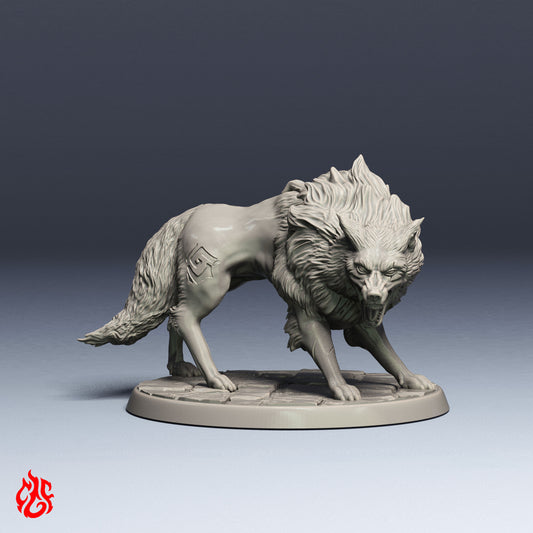 Beathan dire wolf form