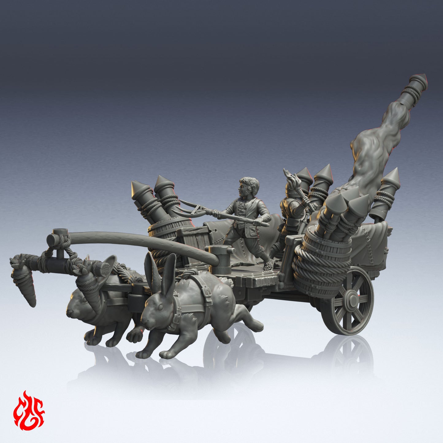 Chariot de feux d'artifice Hobbit