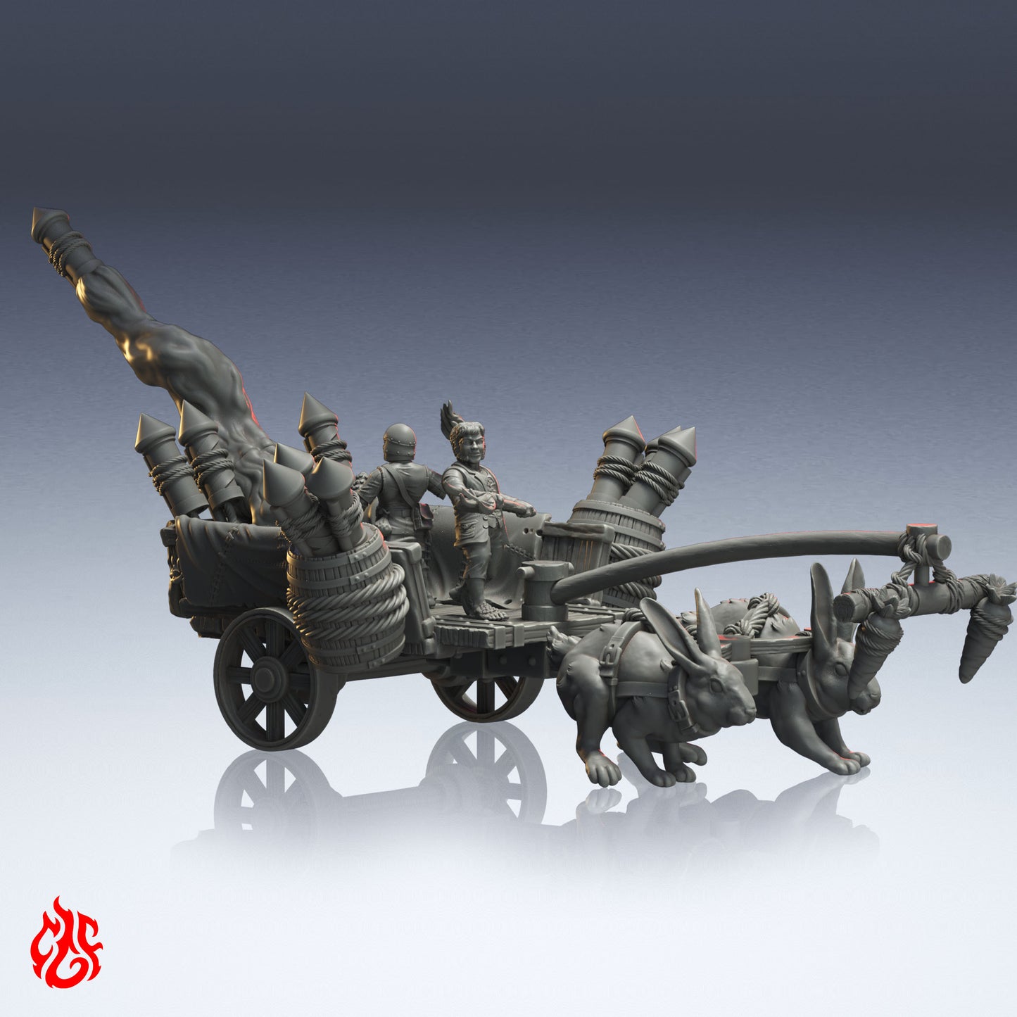 Chariot de feux d'artifice Hobbit