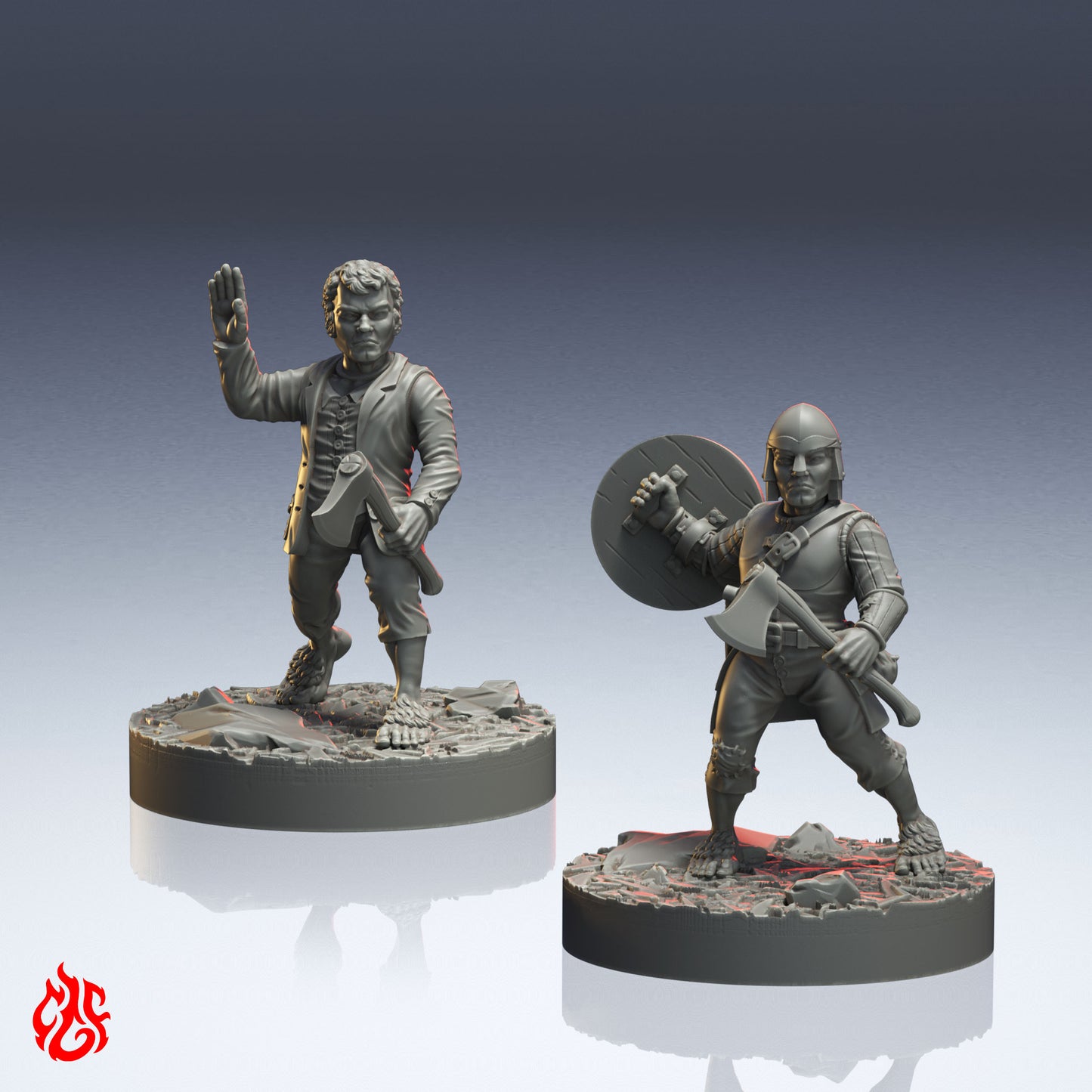 La fronde géante du Hobbit, « Le lanceur de chaudron »