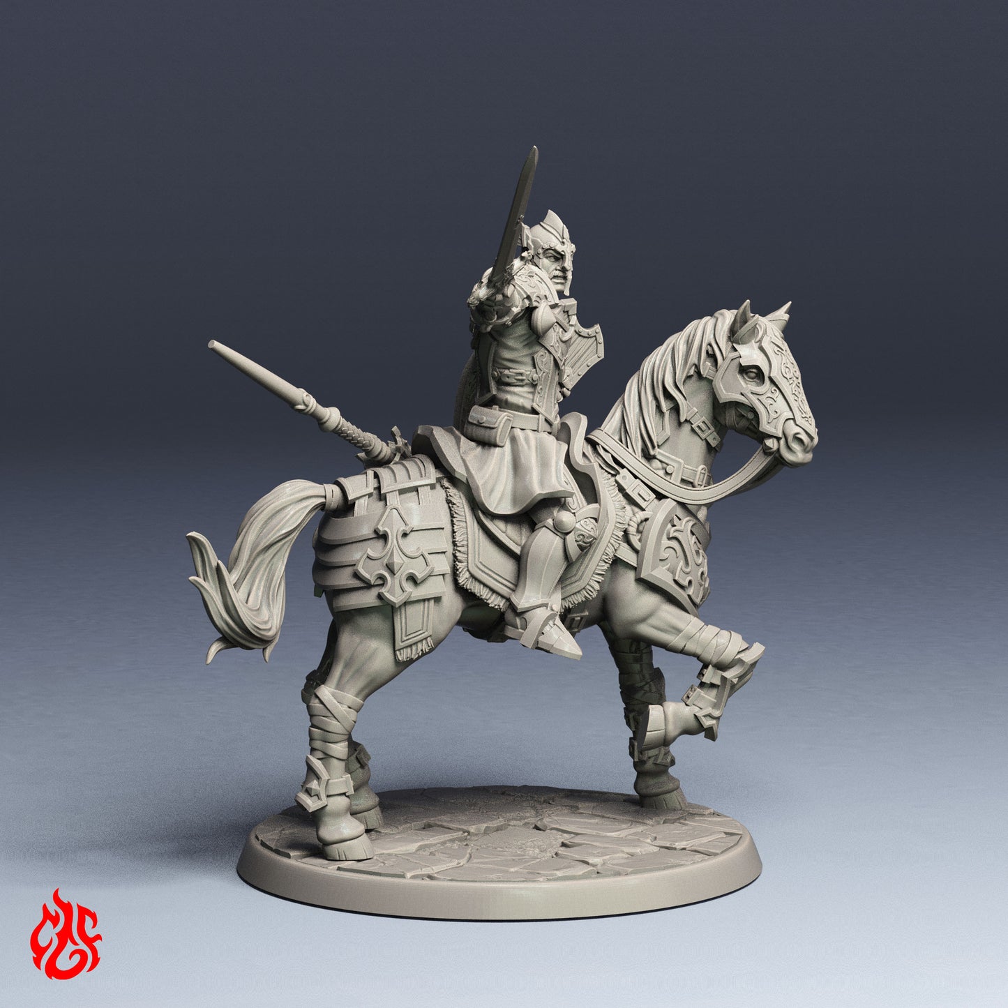Sir Thalion, Cavalier (mounted version)