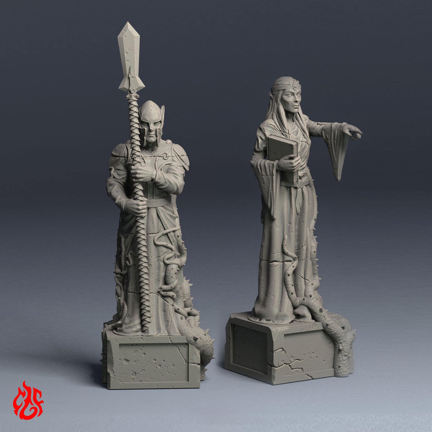 Elven Statues