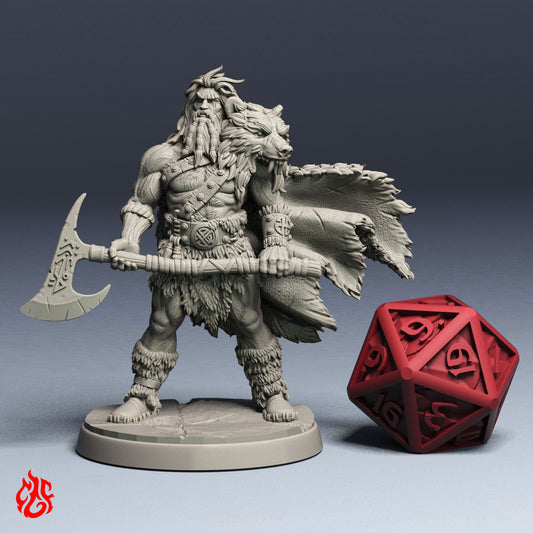 Vardelf the Shapeshifter Barbarian