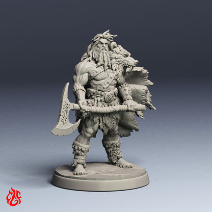 Vardelf le barbare métamorphe