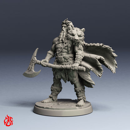 Vardelf le barbare métamorphe