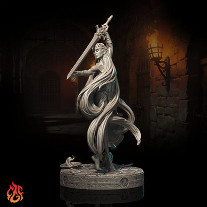 Veyra DrowElf SwordDancer (Digital, STL files)