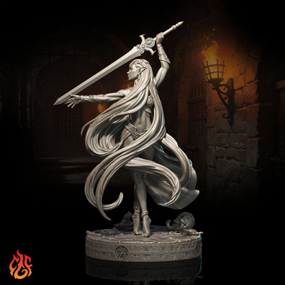 Veyra DrowElf SwordDancer (Digital, STL files)