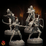 Drow Elf Warriors (Digital, STL files)