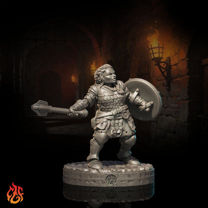 Dwarf Cleric (Digital, STL files)