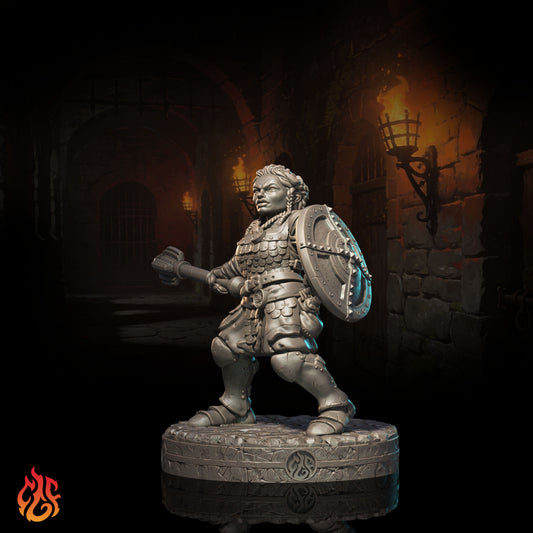 Dwarf Cleric (Digital, STL files)