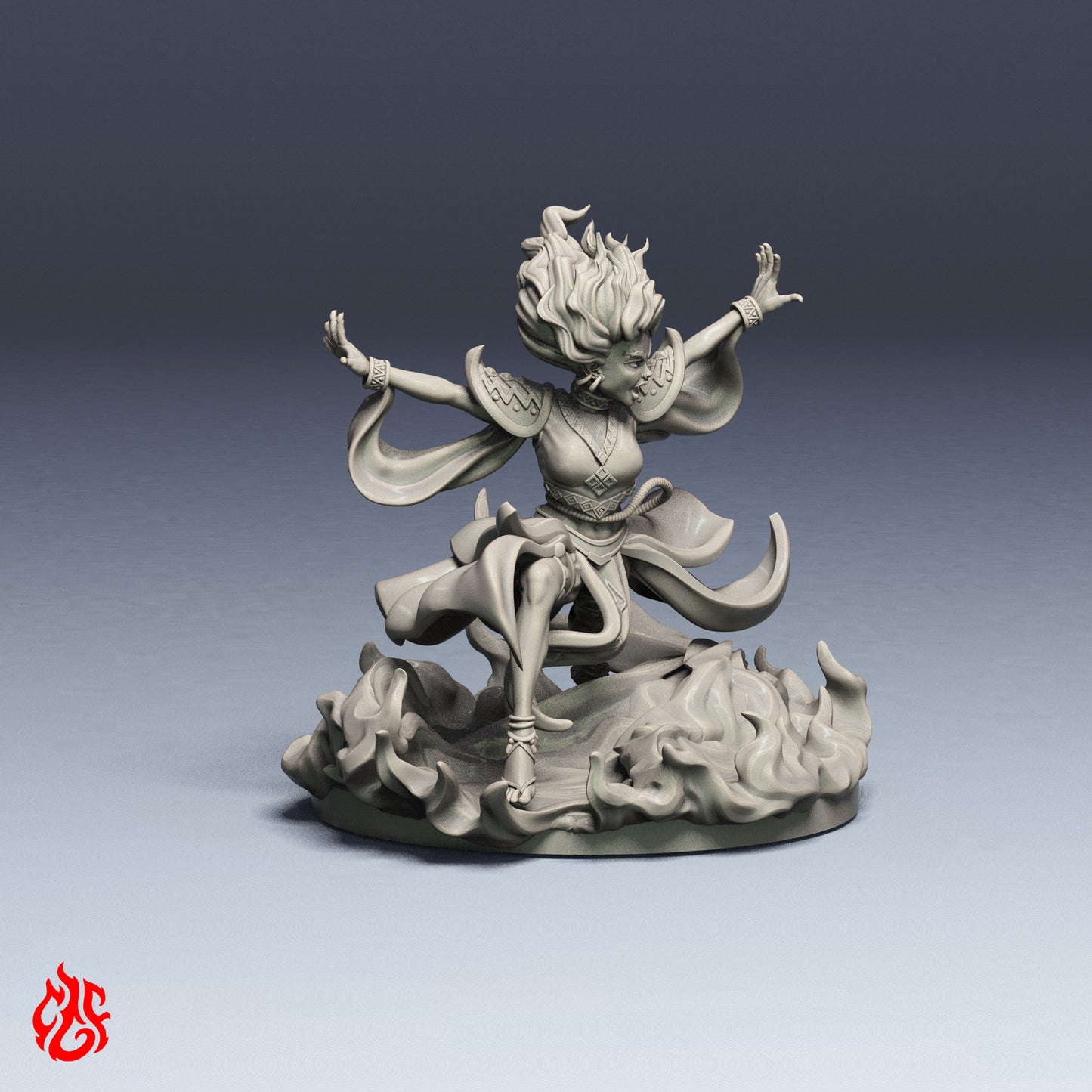 Fire Genasi Sorceress