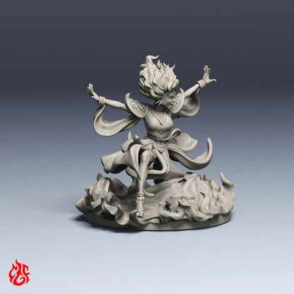 Fire Genasi Sorceress