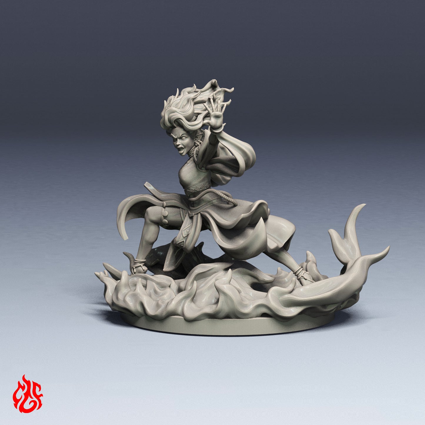 Fire Genasi Sorceress