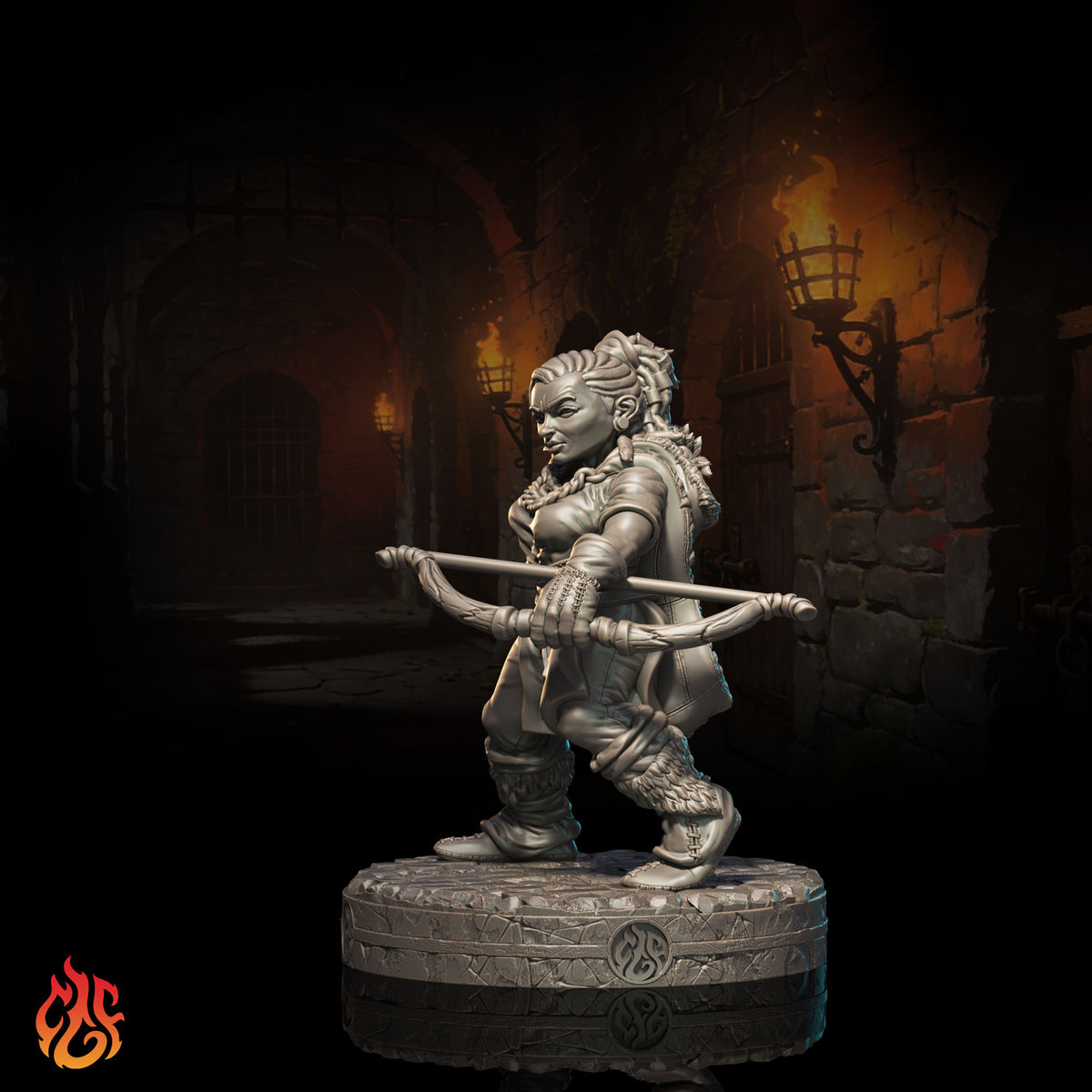 Dwarf Ranger (Digital, STL files)