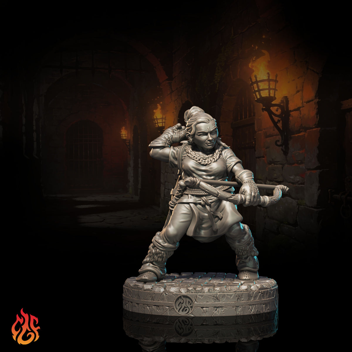 Dwarf Ranger (Digital, STL files)
