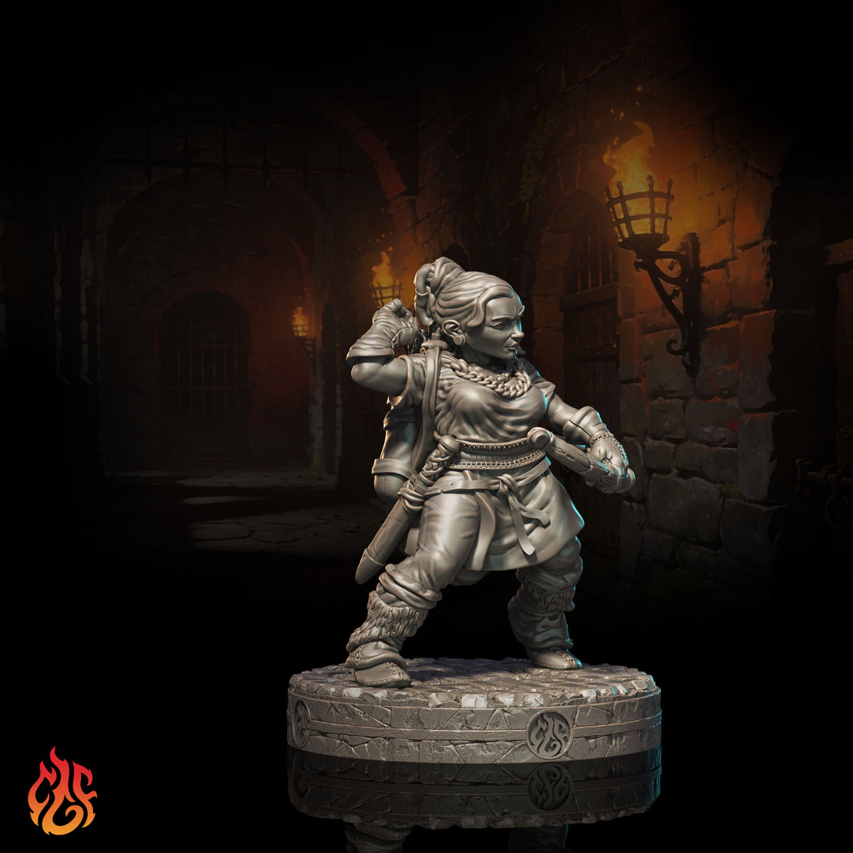 Dwarf Ranger (Digital, STL files)
