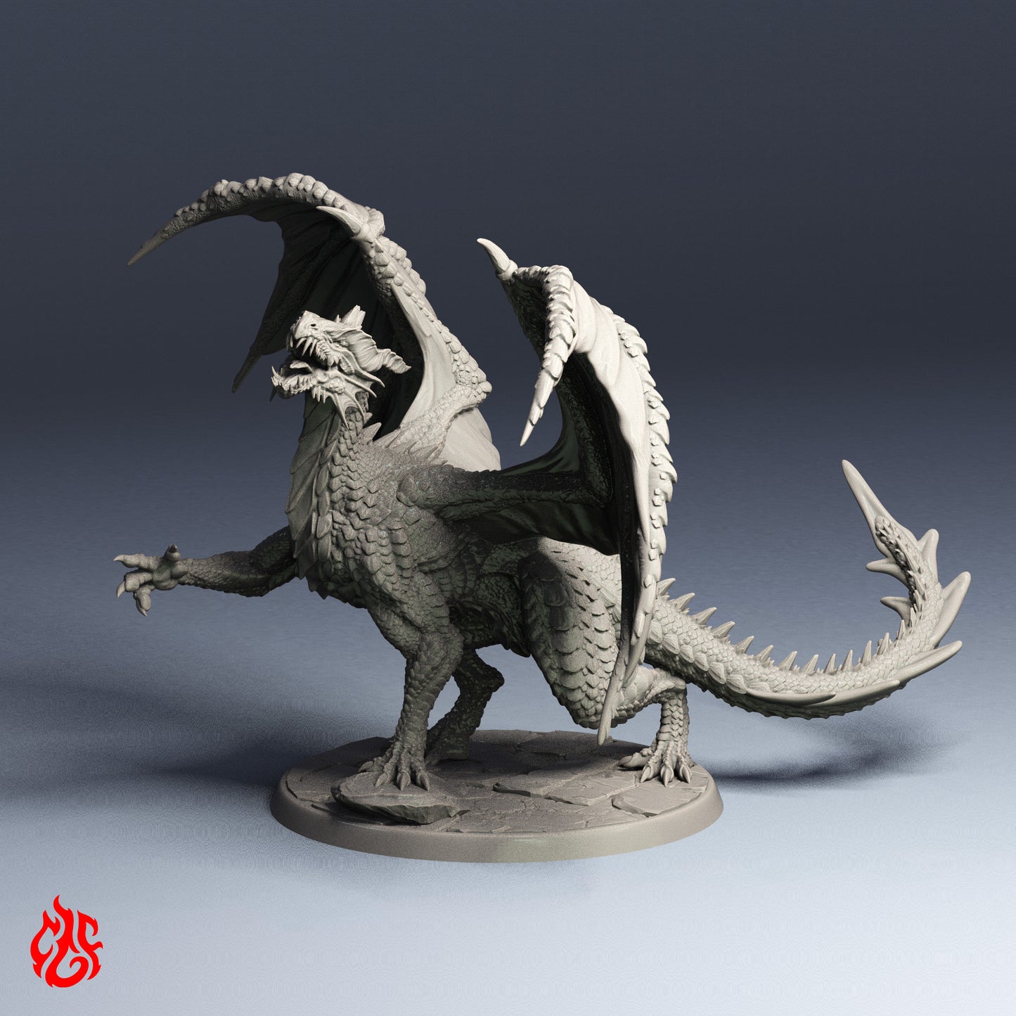 Jeune dragon rouge
