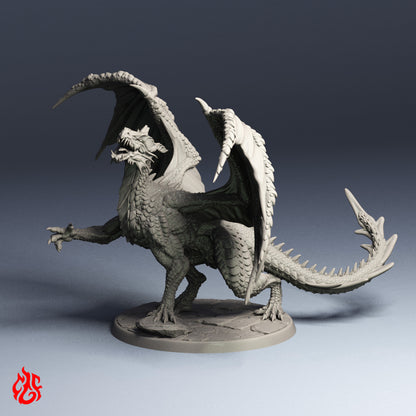 Jeune dragon rouge