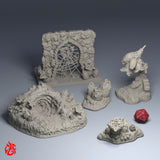 Nid d'Araignées du Monde Souterrain