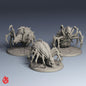Dark Giant Spiders