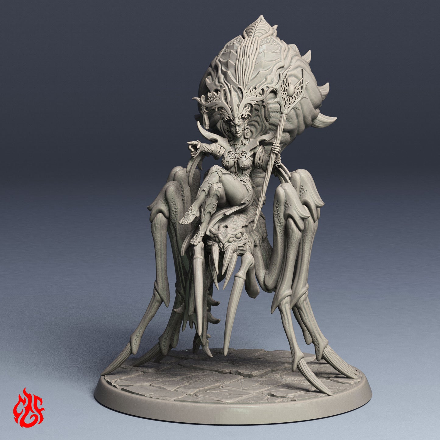 Spider Queen mounted